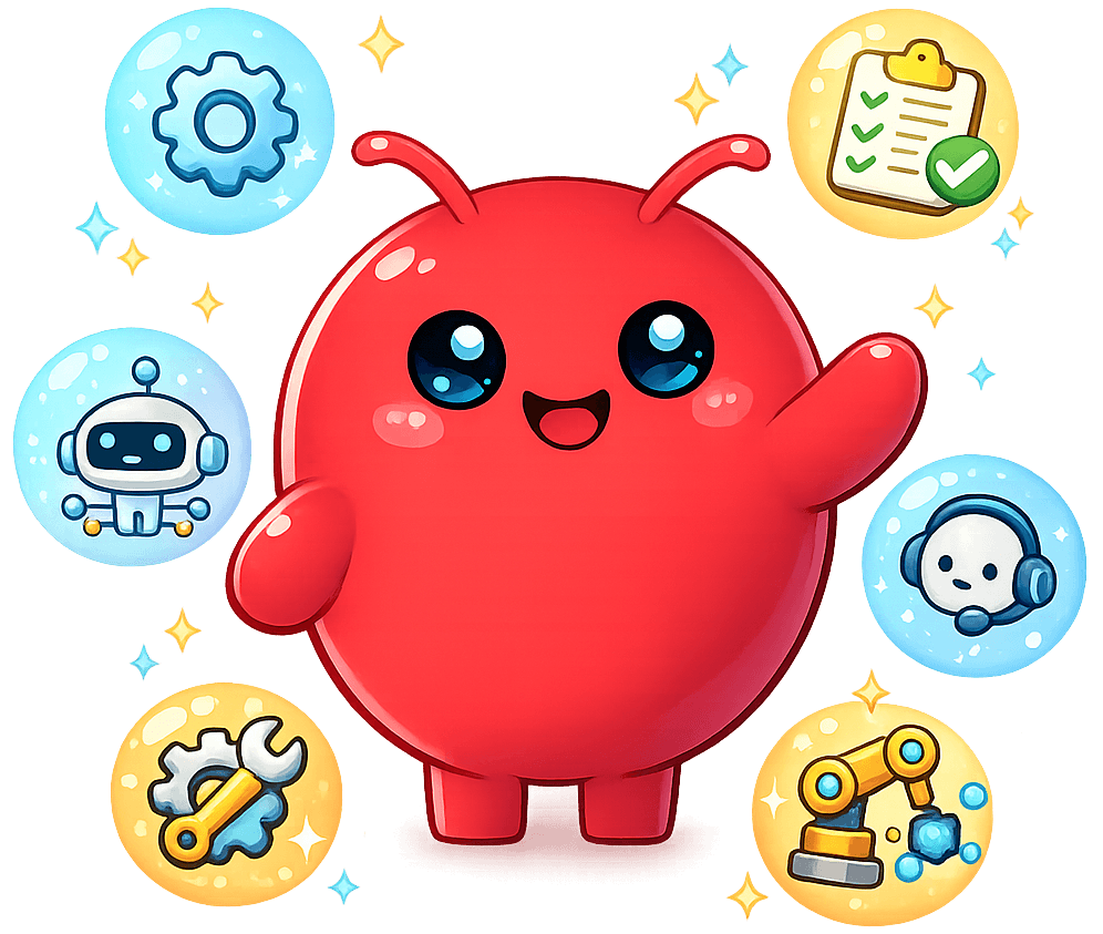 OpenClaw mascot met gereedschap